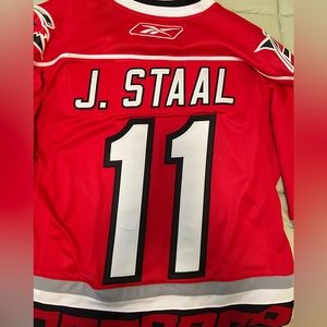 Jordan Staal Carolina Hurricanes red home sweater